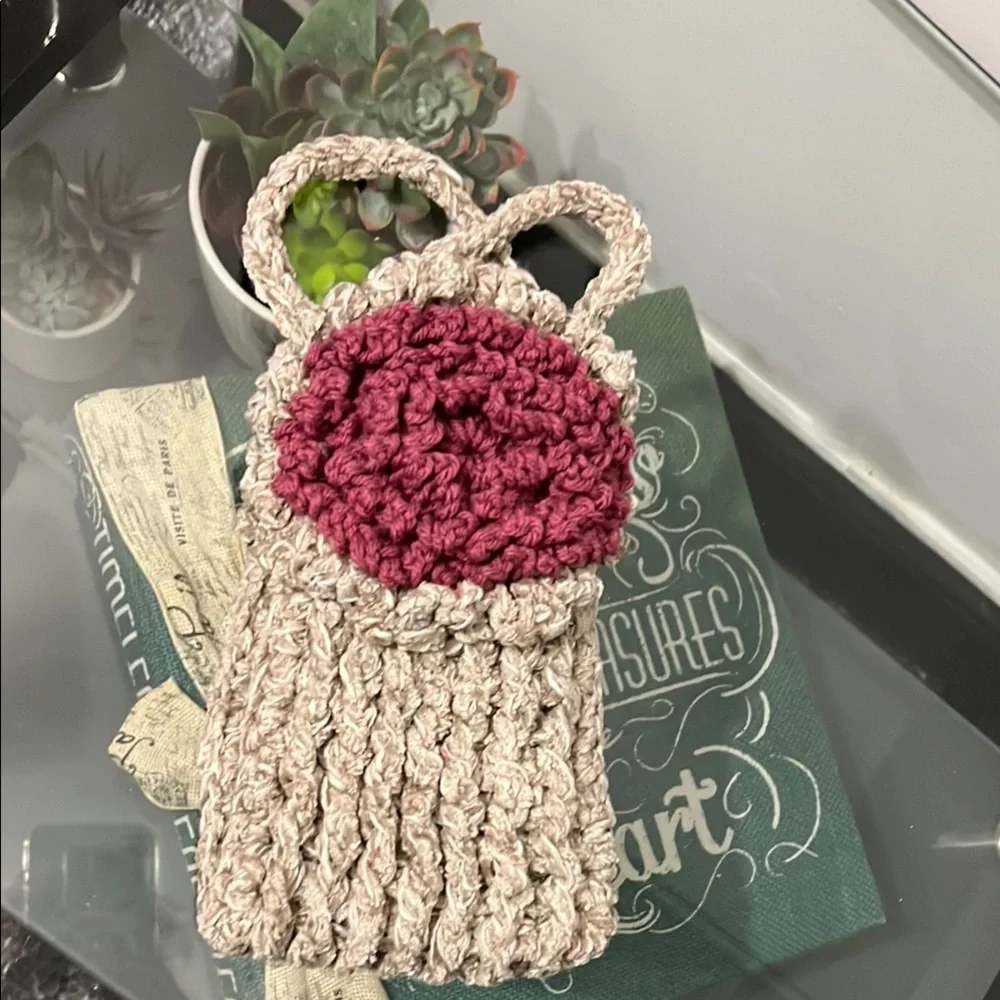 Handmade Crochet Spa 2pc spa set: Washcloth, Scrubbie